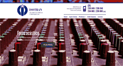 Desktop Screenshot of isotran.com.br